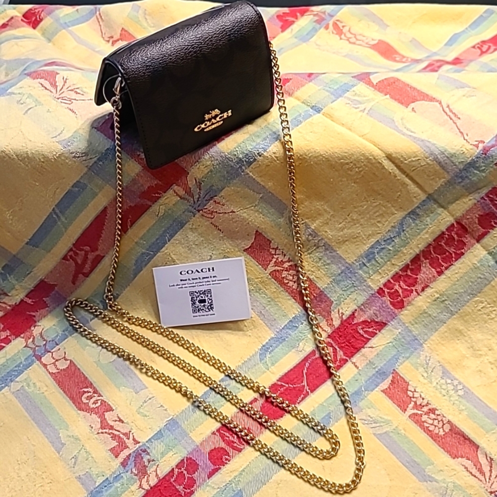 COACH AUTH. MINI CROSSBODY / BNWT